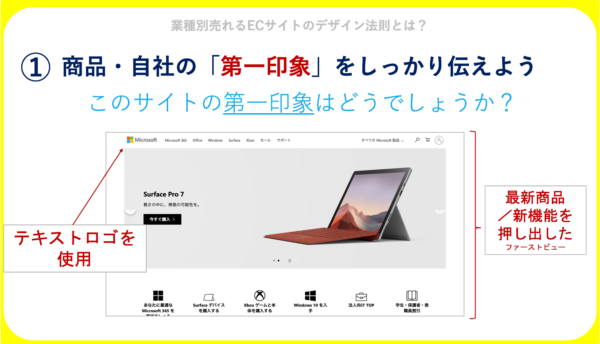 業種別売れるネットショップ Ecサイトのデザイン法則とは
